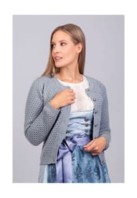EDELNICE - Strickjacke Theresa anthrazit - anthrazit