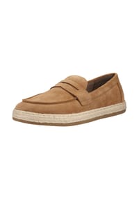 GEOX - Leder Slipper - Toffee