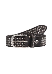 B.BELT - Gürtel Leder - black