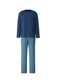 CALIDA - Herren Pyjama, lang Relax Imprint - 618 LAUREL GREEN