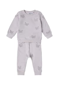 name it® - Sweatshirt, Stickerei, für Babys und Kleinkinder - 304764 LILA MARBLE