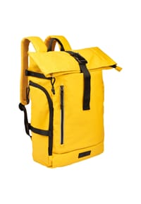 camel active EXPLORE - Kurierrucksack, Rolltop, Reißverschluss, Laptopfach - YELLOW 093