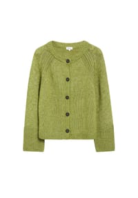 s.Oliver - Strickjacke, Knopfleiste, für Damen - 97W2 GREY/BLACK