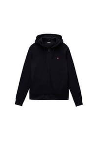 NAPAPIJRI - Herren Sweatjacke mit Kapuze - BALIS FZH SUM, Baumwolle, ungefüttert, Kapuze, Regular Fit - Schwarz