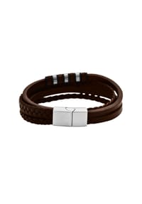 Adelia's Bold Style - Armband aus Leder 20,5 cm - braun