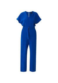 comma, - Jumpsuit, Bindegürtel, für Damen - 5603  BLUE
