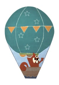 ESPRIT - Kinderteppich Balloon - - blau grün