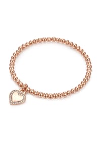 Luluandjane - Damen Armband aus Messing in Roségold mit Zirkonia - roségold