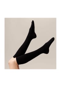KUNERT - Kniestrümpfe "Warm Up", Wollanteil, für Damen - 0070 BLACK