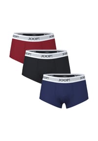 JOOP! Herren Boxershorts, 3er Pack - Trunks, Fine Cotton Stretch, Logo Bild 1