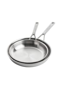 KitchenAid Pfannen-Set Stainless Steel, 20 cm + 28 cm - MULTI-PLY - silber