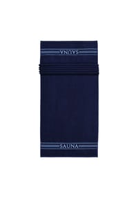 frottana Saunatücher Sauna deep sea - 596 - Sauna - blau