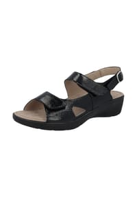 solidus - Komfort Sandalen für Damen - schwarz
