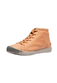 softinos® - Leder Sneaker - Orange/Grau