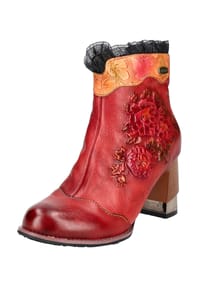 LAURA VITA® - Leder Stiefelette - Rot