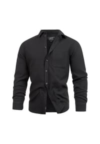 JEFF - Hemd Langarm JFLandon - Black
