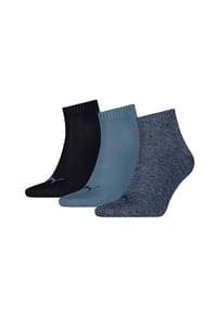 PUMA® - Socken Quarter 3-Pack - blau