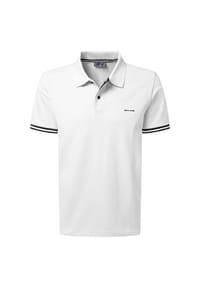 pierre cardin - Kurzarm-Poloshirts mit Logo-Stitching - Mediterranea
