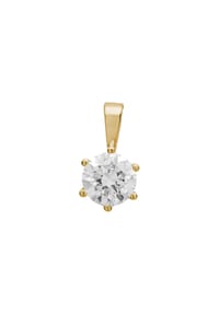 LYOMI - Anhänger 585/- Gold 1 Diamant Lab Grown 1,0ct. - gelb
