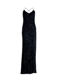 Vera Mont - Abendkleid, Raffung, Schlitz, für Damen - 8541 NIGHT SKY