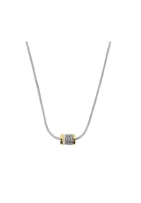 TOM TAILOR WOMEN - Damen Kette mit Anhänger, Edelstahl - SILBER
