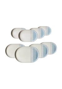 Ritzenhoff & Breker Servierplatten Trio 8er Set - TRIO - blau