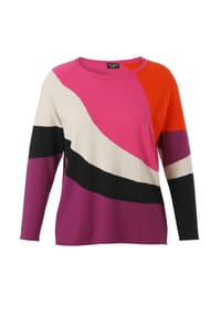 VIA APPIA -DUE- - Pullover in Trendfarben - hyazinthe multicolor