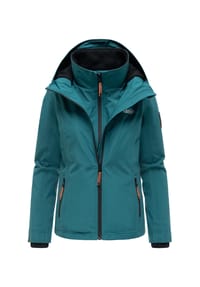 MARIKOO® - Übergangsjacke Erdbeere - Anthracite
