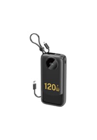 COFI - Dudao K13Pro 20000 mAh Powerbank mit integriertem Kabel – Schwarz - 