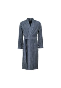 Cawö - Bademäntel Herren Kimono Streifen 4854 blau-field - 14 - blau