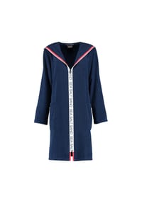 Cawö - Bademäntel Damen Reißverschluss mit Kapuze Sea Salt Sand 3101 navy - 133 - blau