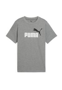 PUMA® - T-Shirt, Baumwolle, für Kinder - MEDIUM GRAY HEATHE