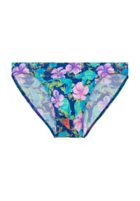 HOM - Badeslip, Gummibund, für Herren - 40P0RA NAVY PRINT