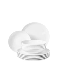 Seltmann Weiden Tafelservice ,,Terra uni", 12 teilig - Terra uni - WEISS