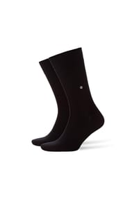 Burlington - Everyday Socken, 2er-Pack, Rippbündchen, für Herren - 3000 BLACK