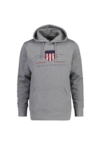GANT - Herren Hoodie - REGULAR ARCHIVE SHIELD HOODIE, Kapuzen-Sweatshirt, Logo - Blau