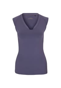 VENICE BEACH - Funktionsshirt "Eleam", V-Ausschnitt, feuchtigkeitsregulierend, für Damen - 166 - CLOUD WHITE