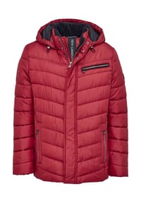 NEW CANADIAN - Steppjacke mit Fleece-Einsatz am Innenkragen - schwarz