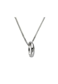 zeeme KIDS - Halskette 925/- Sterling Silber 1 Diamant 0,01 ct. - weiß