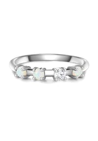 GLANZSTÜCKE MÜNCHEN - Damen Ring aus 925/- Sterling Silber in Silber mit Zirkonia - silber