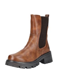 MUSTANG® - Lederimitat/Textil Stiefelette - Beige
