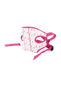 Götz - Babypuppen Bauchtrage - WEISS/ROSA