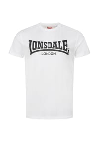 LONSDALE™ - Herren T-Shirt normale Passform FULWOOD - Black/White
