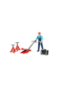 bruder® - Spielzeugautozubehör bworld Figurenset Werkstatt, 10-tlg. - mehrfarbig