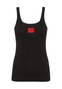 HUGO - Red Label Unterhemd, U-Ausschnitt, Logo, für Damen - 001 BLACK