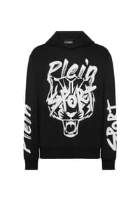 PLEIN SPORT - Kapuzen-Sweatshirt - black