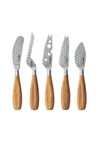 BOSKA - Käsemesser-Set Oslo+ S 5-tlg., Braun - braun