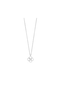Leaf - CLOVER Damen Kette mit Anhänger, 925er Silber - SILBER