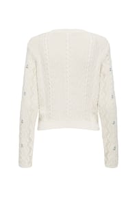 ONLY® - Strickpullover Rita, Stickerei, für Damen - 234755002 ECRU