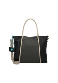 Gabs Lydia - Lydia Schultertasche Leder 36 cm - black-smog-ecru